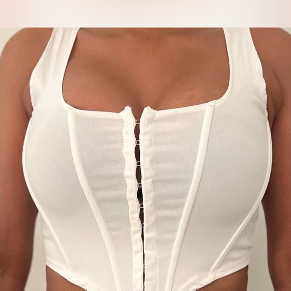 White Corset Top